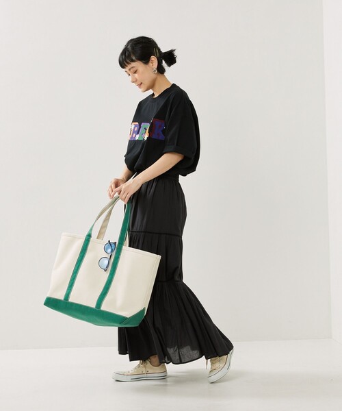 FREAK'S STORE(フリークスストア)の「FREAK DAISY TEE/フリークデイジーTシャツ(Tシャツ/カットソー・レディース・グリーン/イエロー/グレー/ブラック/オフホワイト・フリ-)」の15枚目の写真