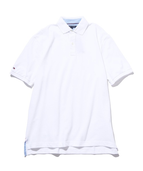 TOMMY HILFIGER（トミーヒルフィガー）の「TOMMY HILFIGER/トミーヒルフィガー ポロシャツ キングサイズ（ポロシャツ・メンズ・ブラック/ホワイト/ネイビー/ヘザーグレー・XL/M/S/L）」の2枚目の写真