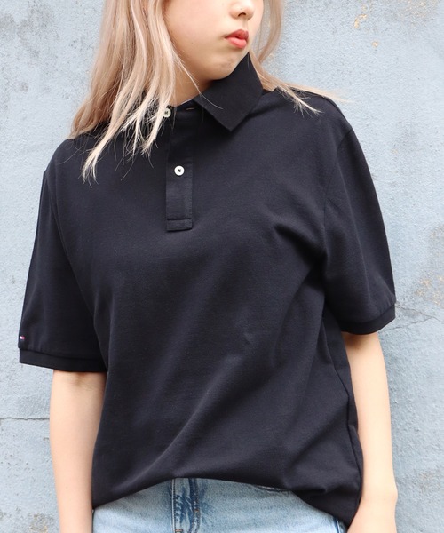 TOMMY HILFIGER（トミーヒルフィガー）の「TOMMY HILFIGER/トミーヒルフィガー ポロシャツ キングサイズ（ポロシャツ・メンズ・ブラック/ホワイト/ネイビー/ヘザーグレー・XL/M/S/L）」の5枚目の写真