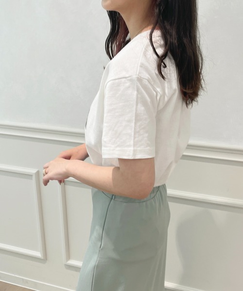 apres jour（アプレジュール）の「アソートTシャツ【ZOZOTOWN限定アイテム】（Tシャツ/カットソー・レディース・ライトピンク/ミント/オレンジ/ライトイエロー/ホワイト系その他2/オフホワイト/ホワイト系その他/ブラック系その他・X-LARGE/フリー）」の17枚目の写真