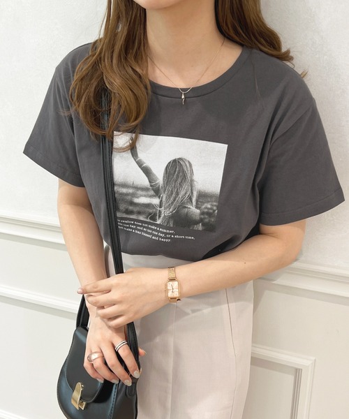 apres jour（アプレジュール）の「アソートTシャツ【ZOZOTOWN限定アイテム】（Tシャツ/カットソー・レディース・ライトピンク/ミント/オレンジ/ライトイエロー/ホワイト系その他2/オフホワイト/ホワイト系その他/ブラック系その他・X-LARGE/フリー）」の11枚目の写真