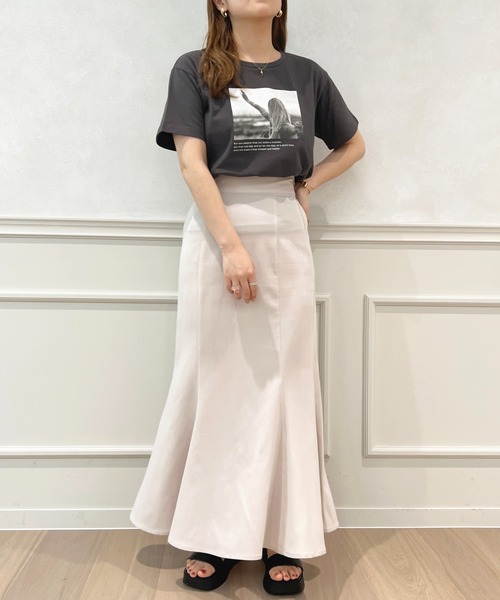 apres jour（アプレジュール）の「アソートTシャツ【ZOZOTOWN限定アイテム】（Tシャツ/カットソー・レディース・ライトピンク/ミント/オレンジ/ライトイエロー/ホワイト系その他2/オフホワイト/ホワイト系その他/ブラック系その他・X-LARGE/フリー）」の18枚目の写真