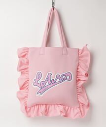LAND by MILKBOY フリル トートバッグ ピンク LAND by MILKBOY（ランドバイミルクボーイ）｜トートバッグ一覧 - WEAR
