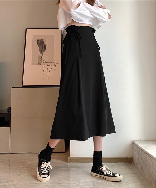Dita Muaj.(ディータムアージュ)の「Aラインフレアミディスカート(スカート・レディース・ブラック/グレー・M/L)」の1枚目の写真