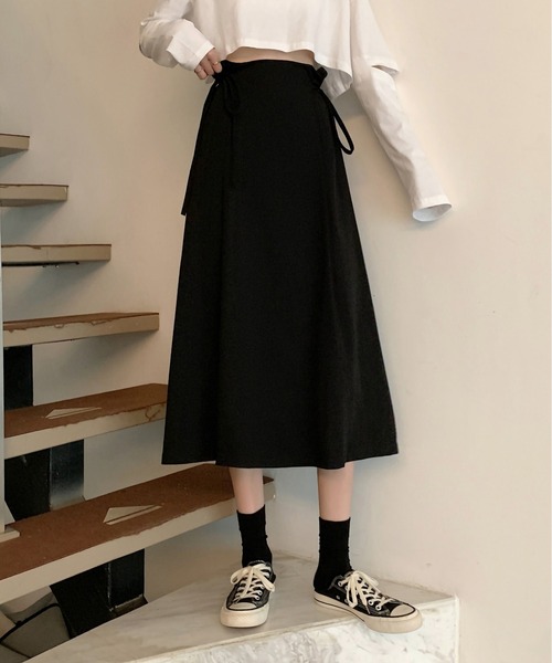 Dita Muaj.(ディータムアージュ)の「Aラインフレアミディスカート(スカート・レディース・ブラック/グレー・M/L)」の6枚目の写真