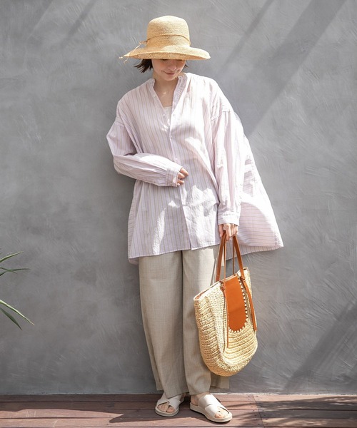 niko and...（ニコアンド）の「オリジナルラウンドコンビトートバッグ（トートバッグ・レディース・キャメル/ブラック・0）」の5枚目の写真