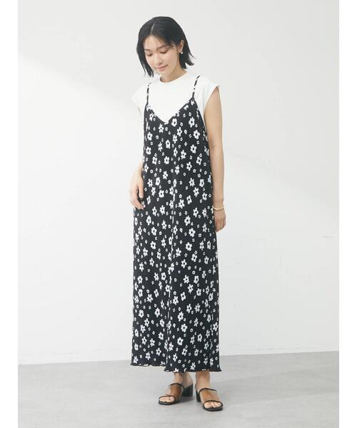 Green　Parks（グリーンパークス）の「・RAY CASSIN ディジーptキャミワンピ（ワンピース・レディース・ネイビー/ブラック/グリーン・FREE）」の4枚目の写真