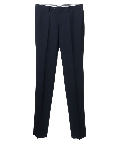 CROWDED CLOSET(クラウデッドクローゼット)の「NARROW TW シャンブレースーツ/別売りベストあり/2ピースビジネスセットアップスーツ(スーツセット・メンズ・ネイビー/グレー・01/02/03/04)」の14枚目の写真