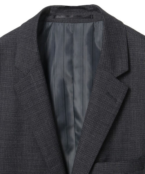 CROWDED CLOSET(クラウデッドクローゼット)の「NARROW TW シャンブレースーツ/別売りベストあり/2ピースビジネスセットアップスーツ(スーツセット・メンズ・ネイビー/グレー・01/02/03/04)」の8枚目の写真