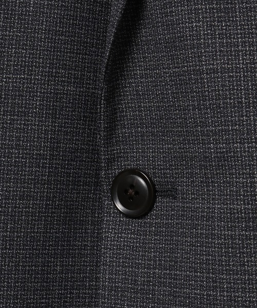 CROWDED CLOSET(クラウデッドクローゼット)の「NARROW TW シャンブレースーツ/別売りベストあり/2ピースビジネスセットアップスーツ(スーツセット・メンズ・ネイビー/グレー・01/02/03/04)」の9枚目の写真
