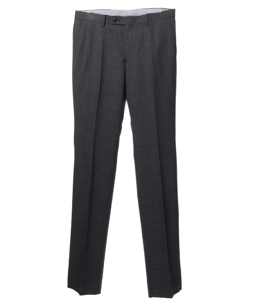 CROWDED CLOSET(クラウデッドクローゼット)の「NARROW TW シャンブレースーツ/別売りベストあり/2ピースビジネスセットアップスーツ(スーツセット・メンズ・ネイビー/グレー・01/02/03/04)」の13枚目の写真