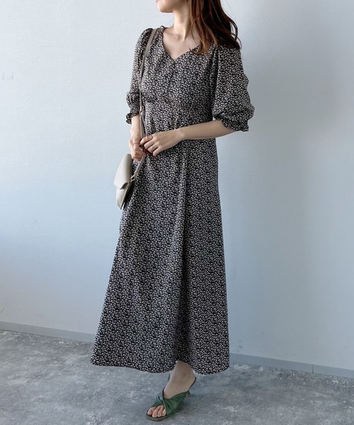 セール ブランド古着 7分袖ワンピース ワンピース Mysty Woman ミスティウーマン のファッション通販 Zozoused