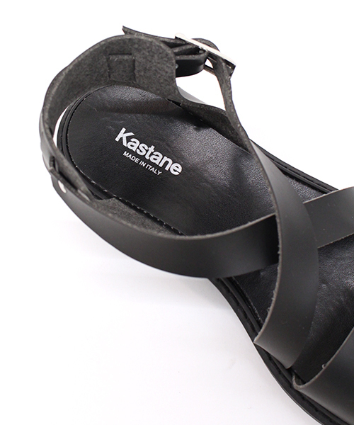 Kastane(カスタネ)の「【Kastane】ストラップサンダル made in italy(サンダル・レディース・ホワイト/ブラック/ブラウン・36/37/38/39)」の8枚目の写真