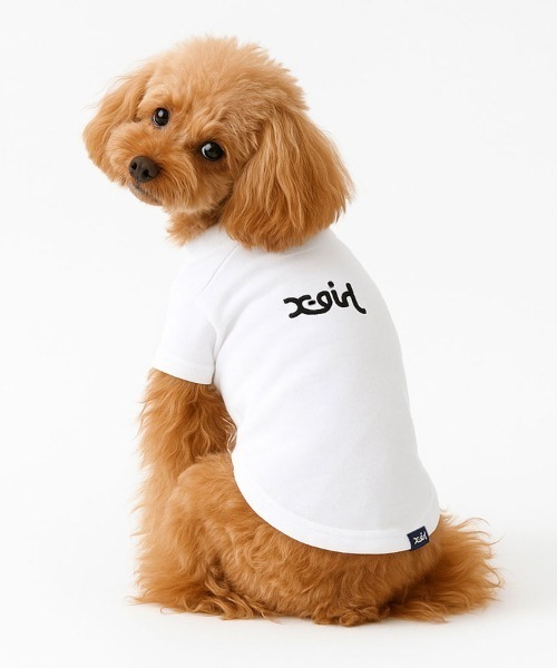 X-girl（エックスガール）の「X-GIRL/ドッグシャツ 小型犬（ペットウェア・レディース・ホワイト/ブラック/パープル/ピンク/ブルー/グリーン・2L/3L/S/M/L/XS）」の2枚目の写真