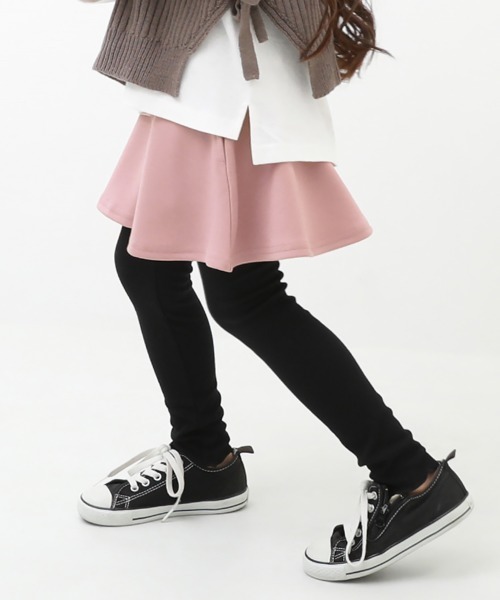 devirock(デビロック)の「10分丈 裾メロウリブ スカッツ(スカート・キッズ・ヘザーチャコール/ピンク系その他/グレー系その他5/ピンク系その他2/パープル系その他/グレー系その他2/ブルー系その他/ブラック/パープル系その他2/グレー系その他4/グレー系その他/ネイビー/ブラック系その他2/ブラック系その他/ブルーグレー/ブルー系その他2/グレー系その他3/ブルー系その他3・100cm/130cm/120cm/90cm/160cm/110cm/150cm/140cm/80cm)」の17枚目の写真