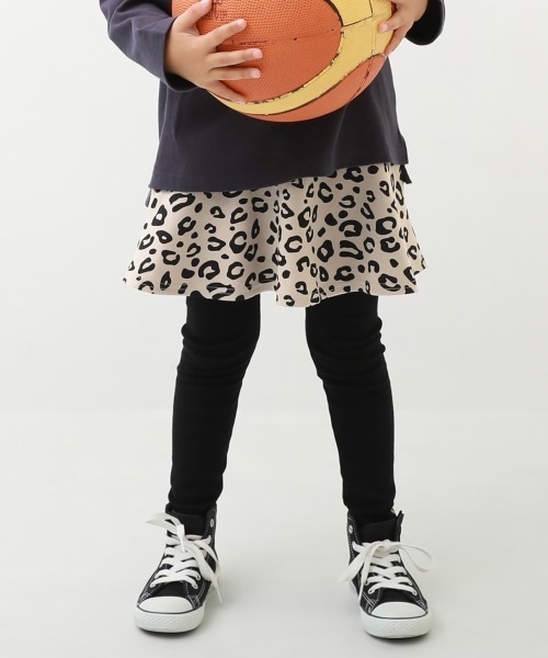 devirock(デビロック)の「10分丈 裾メロウリブ スカッツ(スカート・キッズ・ヘザーチャコール/ピンク系その他/グレー系その他5/ピンク系その他2/パープル系その他/グレー系その他2/ブルー系その他/ブラック/パープル系その他2/グレー系その他4/グレー系その他/ネイビー/ブラック系その他2/ブラック系その他/ブルーグレー/ブルー系その他2/グレー系その他3/ブルー系その他3・100cm/130cm/120cm/90cm/160cm/110cm/150cm/140cm/80cm)」の7枚目の写真