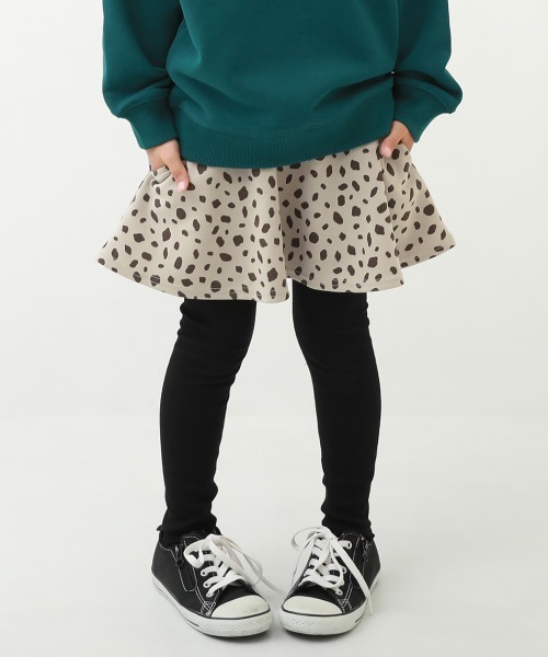 devirock(デビロック)の「10分丈 裾メロウリブ スカッツ(スカート・キッズ・ヘザーチャコール/ピンク系その他/グレー系その他5/ピンク系その他2/パープル系その他/グレー系その他2/ブルー系その他/ブラック/パープル系その他2/グレー系その他4/グレー系その他/ネイビー/ブラック系その他2/ブラック系その他/ブルーグレー/ブルー系その他2/グレー系その他3/ブルー系その他3・100cm/130cm/120cm/90cm/160cm/110cm/150cm/140cm/80cm)」の8枚目の写真