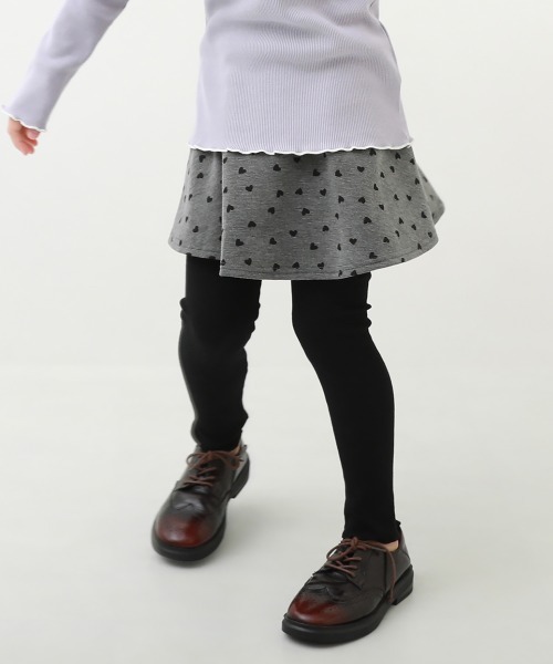 devirock(デビロック)の「10分丈 裾メロウリブ スカッツ(スカート・キッズ・ヘザーチャコール/ピンク系その他/グレー系その他5/ピンク系その他2/パープル系その他/グレー系その他2/ブルー系その他/ブラック/パープル系その他2/グレー系その他4/グレー系その他/ネイビー/ブラック系その他2/ブラック系その他/ブルーグレー/ブルー系その他2/グレー系その他3/ブルー系その他3・100cm/130cm/120cm/90cm/160cm/110cm/150cm/140cm/80cm)」の10枚目の写真