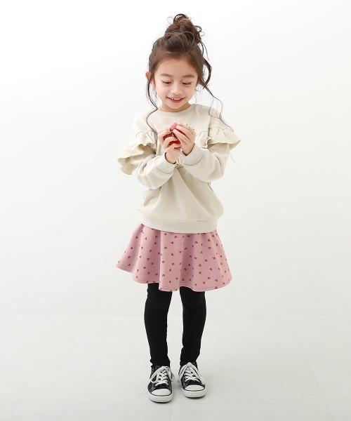 devirock(デビロック)の「10分丈 裾メロウリブ スカッツ(スカート・キッズ・ヘザーチャコール/ピンク系その他/グレー系その他5/ピンク系その他2/パープル系その他/グレー系その他2/ブルー系その他/ブラック/パープル系その他2/グレー系その他4/グレー系その他/ネイビー/ブラック系その他2/ブラック系その他/ブルーグレー/ブルー系その他2/グレー系その他3/ブルー系その他3・100cm/130cm/120cm/90cm/160cm/110cm/150cm/140cm/80cm)」の21枚目の写真