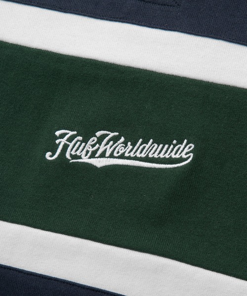 HUF（ハフ）の「CRACKERJACK RUGBY SHIRT / HUF ラグビーシャツ