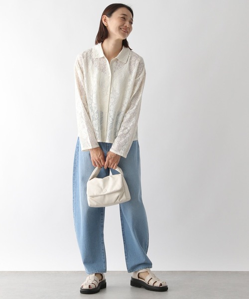 LEPSIM(レプシィム)の「ソウレースハオリブラウス 122798(シャツ/ブラウス・レディース・オフホワイト/ブラック・FREE)」の11枚目の写真