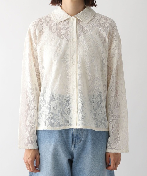 LEPSIM(レプシィム)の「ソウレースハオリブラウス 122798(シャツ/ブラウス・レディース・オフホワイト/ブラック・FREE)」の6枚目の写真