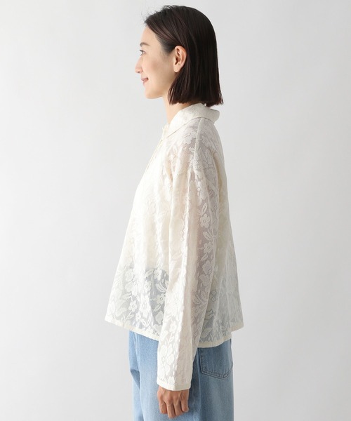 LEPSIM(レプシィム)の「ソウレースハオリブラウス 122798(シャツ/ブラウス・レディース・オフホワイト/ブラック・FREE)」の8枚目の写真