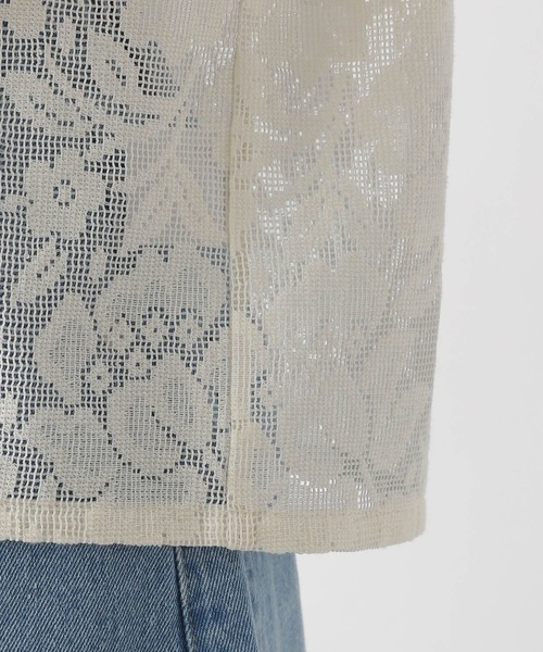 LEPSIM(レプシィム)の「ソウレースハオリブラウス 122798(シャツ/ブラウス・レディース・オフホワイト/ブラック・FREE)」の12枚目の写真