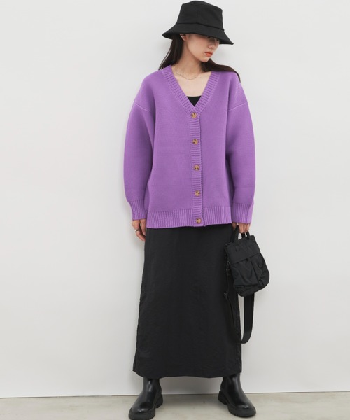 Auntie Rosa Holiday（アンティローザホリデー）の「ナイロンナロースカート / サイズ展開あり（スカート・レディース・ブラック/ベージュ/カーキ・SMALL/MEDIUM）」の6枚目の写真