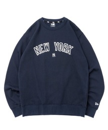 NEW ERA/ニューエラ MLBコラボ ベースボールシリーズ/カレッジロゴトレーナー ロゴスウェット/ ニューヨーク・ヤンキース /ロサンゼルス・ドジャース13331053/13331054