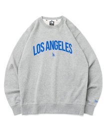 NEW ERA/ニューエラ MLBコラボ ベースボールシリーズ/カレッジロゴトレーナー ロゴスウェット/ ニューヨーク・ヤンキース /ロサンゼルス・ドジャース13331053/13331054