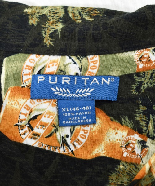 VINTAGE（ヴィンテージ）の「【ヴィンテージ古着】PURITAN beer総柄 レーヨンシャツ（シャツ/ブラウス・メンズ・ブラック・X-LARGE）」の3枚目の写真