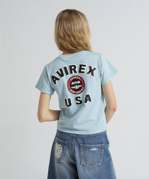 AVIREX(アヴィレックス)の「《KIDS / キッズ》VARSITY T-SHIRT / バーシティ 半袖Tシャツ / AVIREX / アヴィレックス(Tシャツ/カットソー・キッズ・ブラック/ホワイト系2/ダークグリーン系/その他18/ミント・L/M/S)」の5枚目の写真
