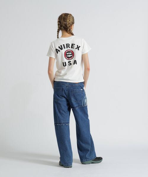 AVIREX(アヴィレックス)の「《KIDS / キッズ》VARSITY T-SHIRT / バーシティ 半袖Tシャツ / AVIREX / アヴィレックス(Tシャツ/カットソー・キッズ・ブラック/ホワイト系2/ダークグリーン系/その他18/ミント・L/M/S)」の9枚目の写真
