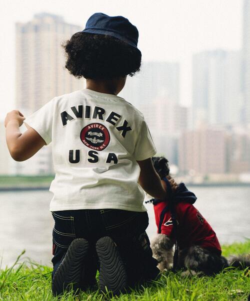 AVIREX(アヴィレックス)の「《KIDS / キッズ》VARSITY T-SHIRT / バーシティ 半袖Tシャツ / AVIREX / アヴィレックス(Tシャツ/カットソー・キッズ・ブラック/ホワイト系2/ダークグリーン系/その他18/ミント・L/M/S)」の17枚目の写真