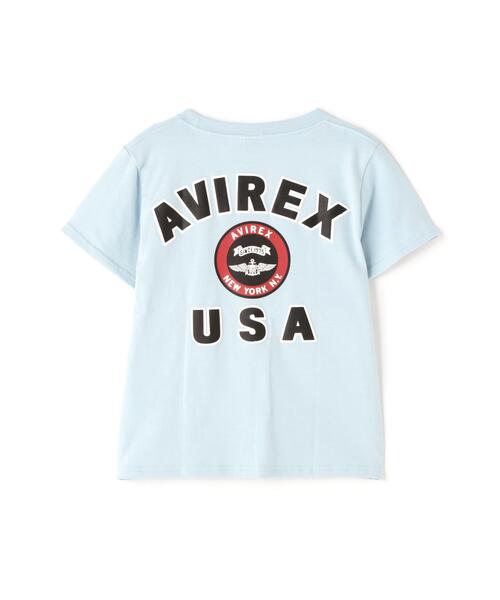 AVIREX（アヴィレックス）の「《KIDS / キッズ》VARSITY T-SHIRT / バーシティ 半袖Tシャツ / AVIREX / アヴィレックス（Tシャツ/カットソー・キッズ・ブラック/ホワイト系2/ダークグリーン系/その他18/ミント・L/M/S）」の15枚目の写真