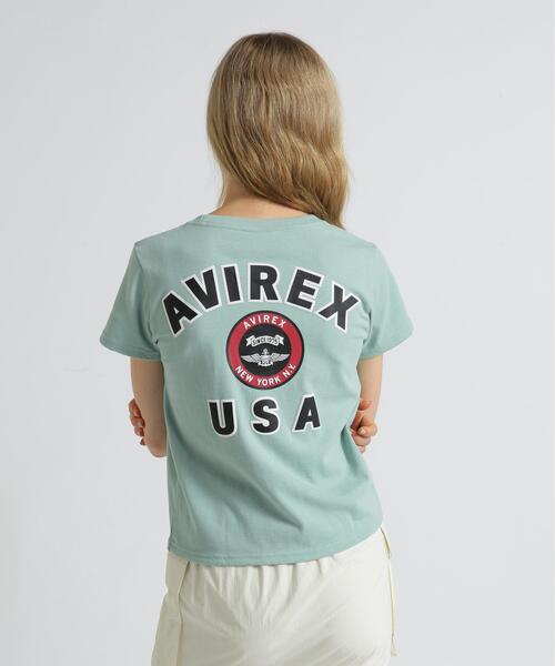 AVIREX（アヴィレックス）の「《KIDS / キッズ》VARSITY T-SHIRT / バーシティ 半袖Tシャツ / AVIREX / アヴィレックス（Tシャツ/カットソー・キッズ・ブラック/ホワイト系2/ダークグリーン系/その他18/ミント・L/M/S）」の18枚目の写真