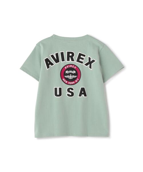 AVIREX（アヴィレックス）の「《KIDS / キッズ》VARSITY T-SHIRT / バーシティ 半袖Tシャツ / AVIREX / アヴィレックス（Tシャツ/カットソー・キッズ・ブラック/ホワイト系2/ダークグリーン系/その他18/ミント・L/M/S）」の22枚目の写真