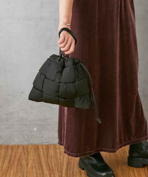 Actually（アクチュアリー）の「NYLON MESH POUCH ナイロンメッシュショルダー（ショルダーバッグ・レディース・ベージュ/ブラック/イエロー・フリー）」の19枚目の写真