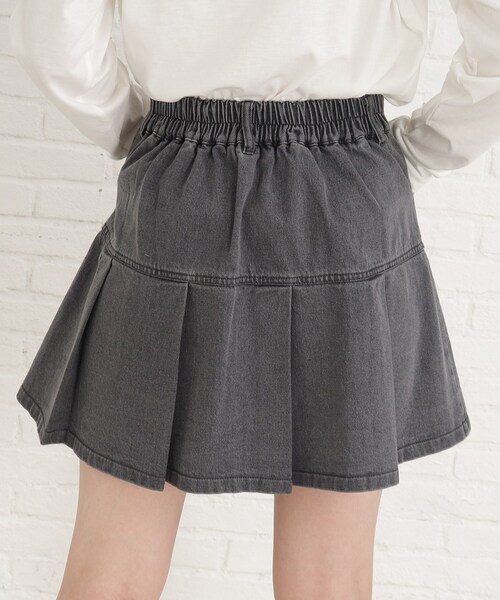 PINK-latte（ピンクラテ）の「◇【ニコラ掲載商品】裾プリーツミニ