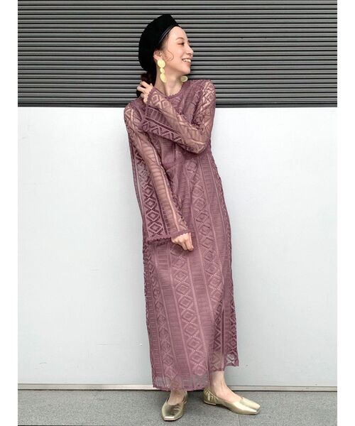 セール ブランド古着 長袖ワンピース ワンピース Ungrid アングリッド のファッション通販 Zozoused