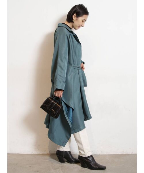 COTORICA（コトリカ）の「スクエアポンチョコート（その他アウター・レディース・ベージュ/グリーン・FREE）」の15枚目の写真