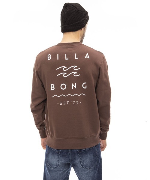 BILLABONG(ビラボン)の「BILLABONG メンズ ONE TIME トレーナー 【2022年秋冬モデル】/ビラボンバックプリントスウェットトレーナー(スウェット・メンズ・ブラック/ブルー/ブラウン/オートミール・LARGE/SMALL/X-LARGE/MEDIUM)」の2枚目の写真
