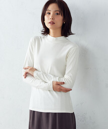 あったか モックネックTシャツ
