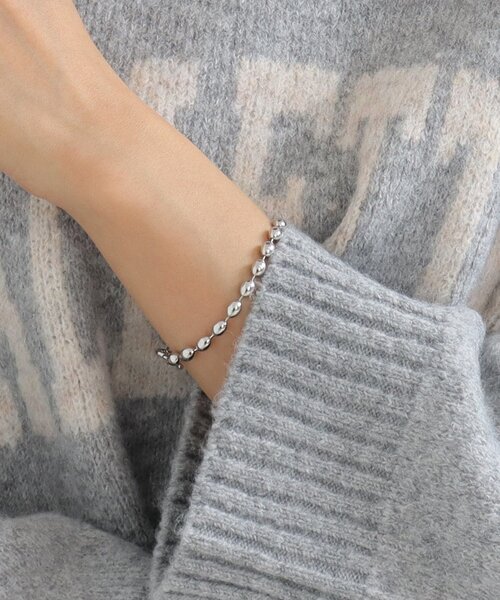 SHOO・LA・RUE（シューラルー）の「◆【ブレス＆ネックレス】ボールチェーン（ネックレス・レディース・ゴールド/シルバー・00）」の7枚目の写真