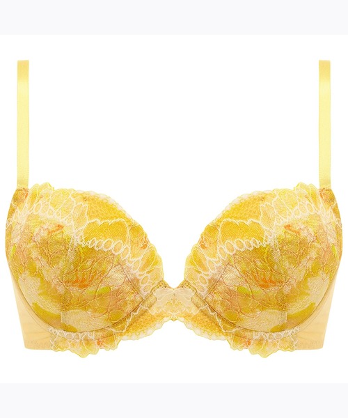 Triumph（トリンプ）の「妖精のブラ550 ブラジャー【D,E,Fカップ】TR550 WHU（ブラジャー・レディース・グレー/イエロー/オレンジ・D65/D70/D75/D80/E65/E70/E75/E80/F70/F75）」の2枚目の写真