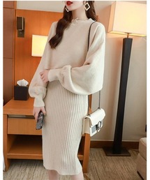 ニットトップス 2点セット」に該当するワンピースファッション通販