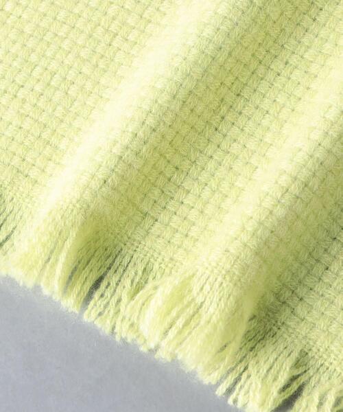 ASAUCE MELER（アソースメレ）の「＜ASAUCE MELER＞CA BSKT マフラー（マフラー・レディース・ライトブルー/ライトグレー/イエロー・FREE）」の8枚目の写真