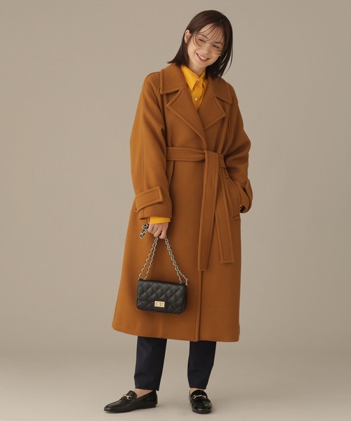 NANO universe（ナノユニバース）の「LB.03/BELLANDIチェスターコート（チェスターコート・レディース・ブラック/ライトグリーン/キャメル・Ⅰ/Ⅱ）」の19枚目の写真