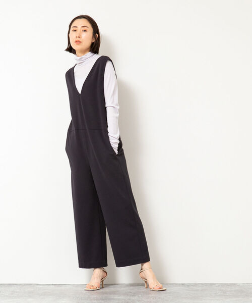 NOLLEY’S（ノーリーズ）の「カットジョーゼットオールインワン（つなぎ/オールインワン・レディース・ベージュ/ネイビー/ブラック・38/36）」の19枚目の写真
